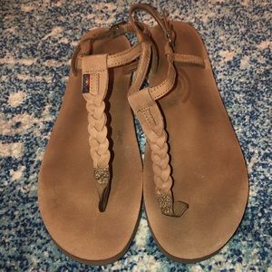 Rainbow “T-Street” Braided T-Strap Sandal- Size XL